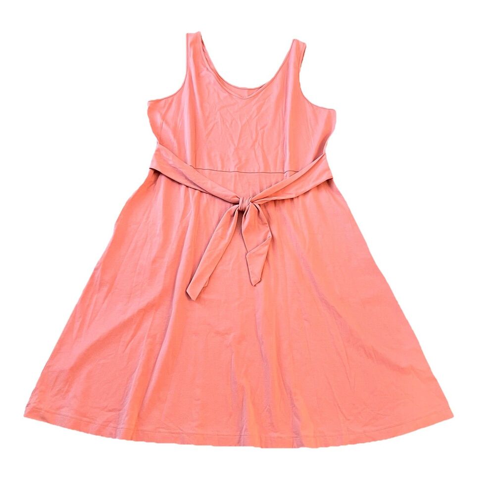 New Apt 9 Dress XL Coral Athleisure Pockets
